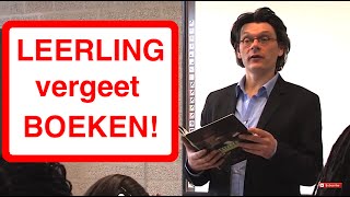 LEERLING VERGEET BOEKEN [upl. by Ztirf]