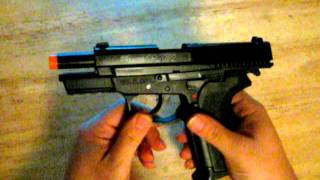 KWC Sig Sauer SP2022 Sig Pro Airsoft Review [upl. by Sharlene]