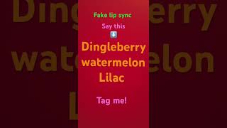 Say dingleberry watermelon lilac [upl. by Llerrat]