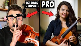 I Hired PRO Violin Teachers and Pretended to be the WORST Student Ever [upl. by Kere465]