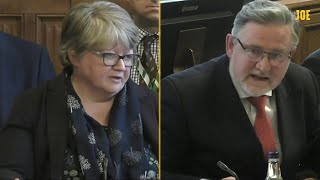 Labour MP and Thérèse Coffey in fiery clash over supermarket profiteering [upl. by Celene]