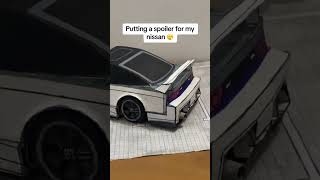 👻 crazywqw nissan 180sx 200sx 240sx s13 jdm papercraft [upl. by Ateuqirne]