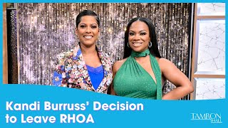 Kandi Burruss Opens Up About Her Decision to Leave ‘Real Housewives of Atlanta’ [upl. by Nallek983]