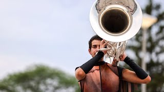 Carolina Crown 2024 Tuba Headcam Hardest Tuba Feature Promethean Daniel Celnik OTM Field Lining POV [upl. by Atirres]