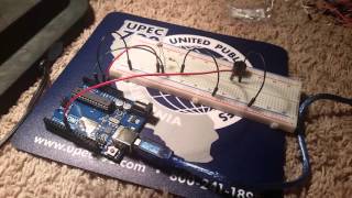 Playing a piezo buzzer and turning LED using photo resistor and Arduino Uno R3 [upl. by Harned]