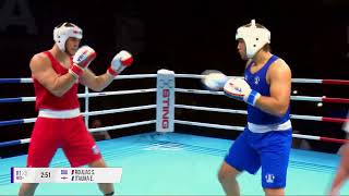 Semifinals M92KG ROULIAS STYLIANOS GRE vs ITAUMA ENRIKO ENG  IBA YWBChs 2022 0006 [upl. by Sager]