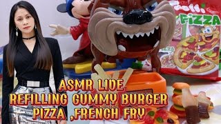 ASMR LIVE❤ REFILLING OF DIFFERENT FLAVOR OF GUMMY CANDIES TO MY MADDOG maddog [upl. by Johnstone390]