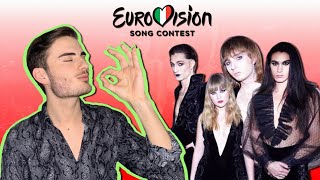 Italy Eurovision 2021  Maneskin quotZitti e Buoniquot REACTION French with Englis Subtitles [upl. by Ethelind]