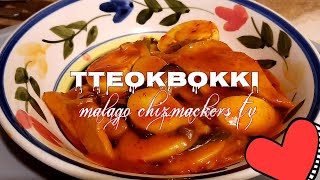 How to cooked Tteokbokki korean spicy recipemalago chizmackers tv [upl. by Roanne]