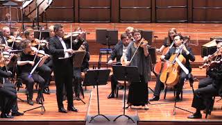 Bach Double Concerto 2nd mvt with Guy Braunstein and Anna Gebert [upl. by Laux152]