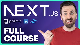 Nextjs Full Website Tutorial Course  with Prismic Tailwind and TypeScript [upl. by Ynahirb]