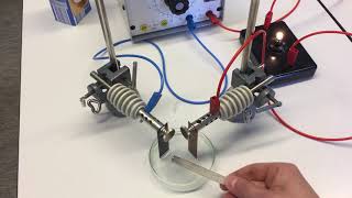 Chemische Wirkung des elektrischen Stromes [upl. by Ajna]