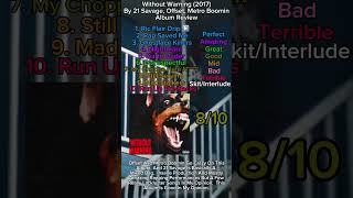 Without Warning By 21 Savage Offset Metro Boomin Review rap hiphop 21savage offset review [upl. by Rannug167]