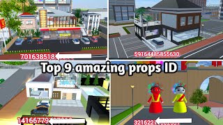 New Sakura School simulator amazing house props Id [upl. by Nocam]