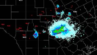 Radar clip of bats in Texas [upl. by Regdor105]