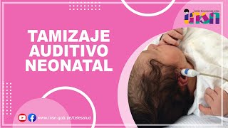 Tamizaje Auditivo Neonatal  Telecapacitación INSN [upl. by Haymo961]