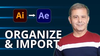 Adobe Illustrator to After Effects  Organize amp Import [upl. by Beret305]