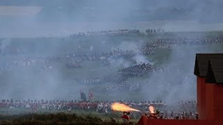 Battle of Waterloo  2015 Reenactment  Royal Scots Lights [upl. by Ramon]