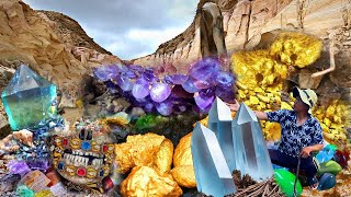 How to find gold ore gems diamonds I have found many precious colored gemstones 2024 [upl. by Oleg]