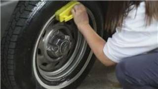 Auto Detailing  How to Clean White Wall Tires [upl. by Odlaw195]