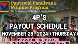 ✅4PS PAYROLL PAYOUT SCHEDULE NOVEMBER 28 2024 SUNOD SUNOD AH [upl. by Caron]