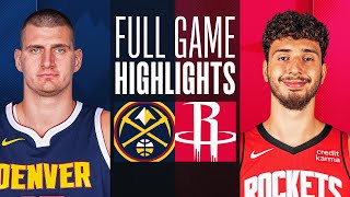 NUGGETS at ROCKETS  FULL GAME HIGHLIGHTS  November 12 2023 [upl. by Ledah]