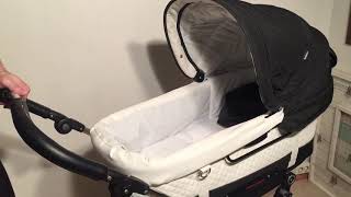 How to Use the Thermobase on an Emmaljunga Carrycot Mondial De Luxe [upl. by Padegs]