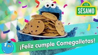 Sésamo Contando las veces que Comegalletas dice quot¡Galletaquot [upl. by Avlis]