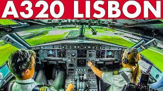 Piloting AER LINGUS A320 from Lisbon [upl. by Hackett]