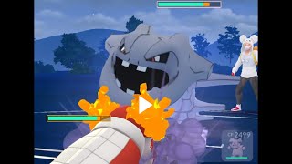 ✅🔥 SKELEDIRGE 🆚 STEELIX POKEMON BATTLE GAMEPLAY pokemon pokemongo [upl. by Rabiah165]