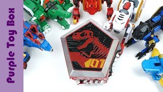 Transformer Dinosaur Tyrannotooth Geo Mecha Captain Dino Robot Toys [upl. by Timothee]