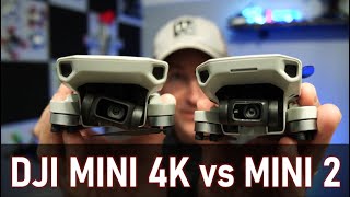 DJI Mini 4K vs Mini 2  Are they really different drones [upl. by Jefferson]