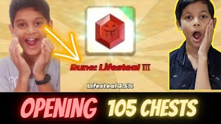 Will I Get Leeching 3 Opening 105 Chests In Blockman Go [upl. by Pliske]