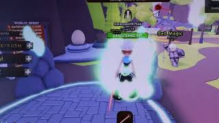 magic blade simulator Roblox [upl. by Llenehc]