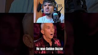 Golden Buzzer beatboxer mb14 beatbox reaction shorts music agt bgt [upl. by Cirala176]