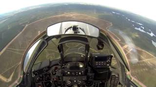 HD Cockpit View Flight MiG29 Poland Air Force [upl. by Assilym]