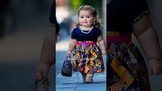 Baby’s day out baby runway cute cutebaby fashion babygirl babylove ai [upl. by Georgianna94]