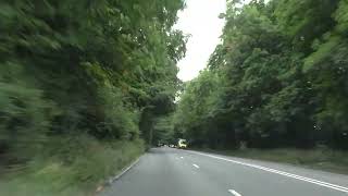 Driving On The A429 From BourtonontheWater To StowontheWold Gloucestershire England [upl. by Acimot652]