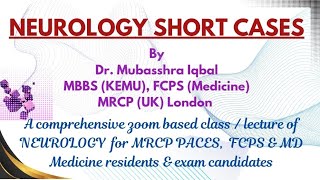 MRCP PACES Neurology  Neurology Lectures Medicine  PACES Neurology Examination  FCPS Neurology [upl. by Graves]