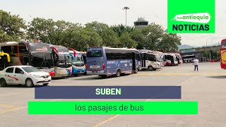 Suben los pasajes de bus  Teleantioquia Noticias [upl. by Dunkin]