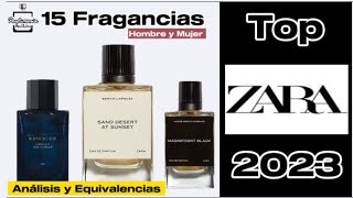 TOP MEJORES FRAGANCIAS ZARA 2023 Mejores perfumes con análisis y equivalencias Hombre y Mujer [upl. by Liborio163]