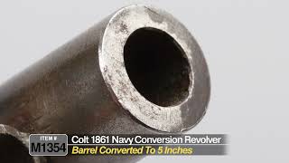 The Civil War Collection– Colt 1861 Navy Conversion Revolver [upl. by Rafat]