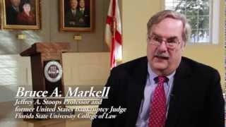 Bruce A Markell Jeffrey A Stoops Professor and former United States Bankruptcy Judge [upl. by Sikram335]