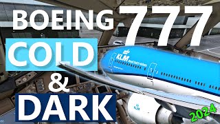 Boeing 777 Cold amp Dark Startup Tutorial  CDU Programming  Real Boeing 777 Pilot  PMDG 777  MSFS [upl. by Aitropal989]