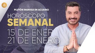 HORÓSCOPO SEMANAL del 15 al 21 de Enero Alfonso León Arquitecto de Sueños [upl. by Damien985]