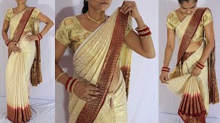 Kanjivaram Silk Saree Draping Tips Silk Saree Draping Tips amp Tricks Silk saree draping Hakcs 2024 [upl. by Gearalt485]