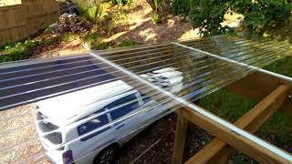 How to install polycarbonate roofing [upl. by Adnolehs]