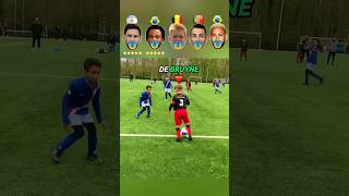 De Bruyne neymar futebol football messi worldcup ronaldo soccer vs fifa challenge [upl. by Enecnarf]