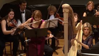 Mozart Concerto for Flute Harp and Orchestra in C major K 299  complete  LIVE [upl. by Clark]