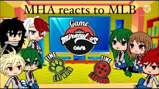 MHA reacts to MLB AMVsGacha Life [upl. by Leugimsiul]